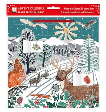 portada Kate Heiss: Winter Wonderland Advent Calendar (With Stickers) (en Inglés)