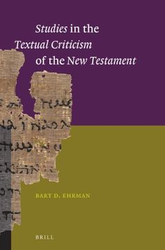 portada Studies in the Textual Criticism of the new Testament (en Inglés)