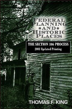 portada federal planning and historic places: the section 106 process (in English)