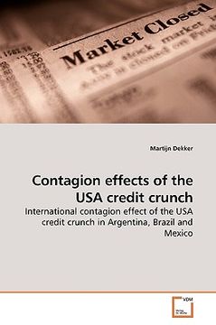 portada contagion effects of the usa credit crunch (en Inglés)