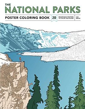 portada The Essential National Parks Coloring Book: Posters and Landscapes from America's Favorite National Parks