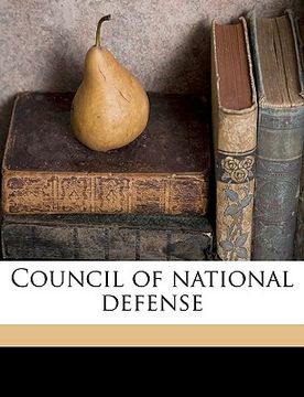 portada council of national defense
