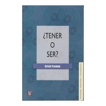 portada Tener o ser (in Spanish)