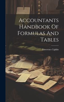 portada Accountants Handbook Of Formulas And Tables (en Inglés)