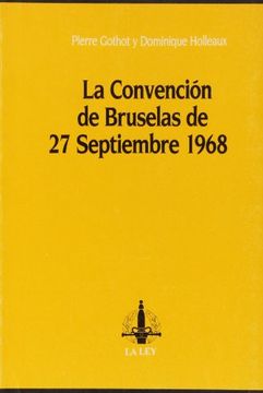 portada convención de bruselas de 27 de septiembre de 1968, la