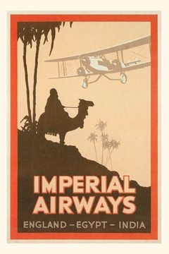 portada Vintage Journal Imperial Airways Travel Poster (en Inglés)