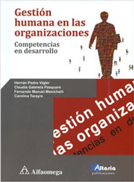 portada Gestion Humana en las Organizaciones. Competencias en Desarrollo (in Spanish)