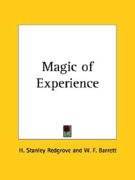 portada magic of experience (en Inglés)