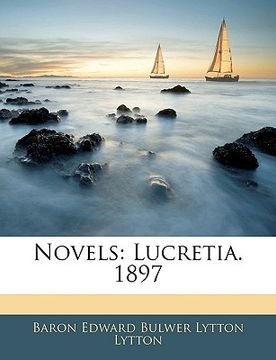 portada novels: lucretia. 1897 (in English)
