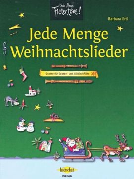 portada Jede Menge Weihnachtslieder: Duette für Sopran- und Altblockflöte