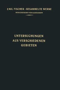 portada Untersuchungen Aus Verschiedenen Gebieten: Vorträge Und Abhandlungen Allgemeinen Inhalts (in German)