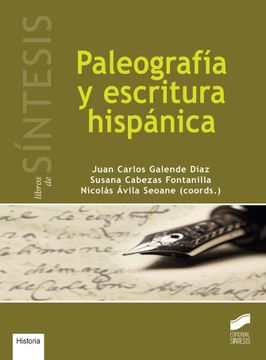 portada Paleografia y Escritura Hispanica
