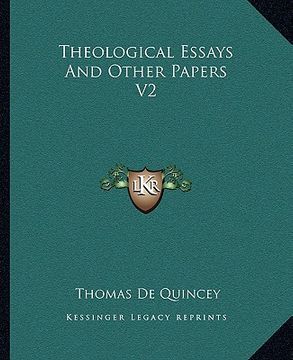 portada theological essays and other papers v2