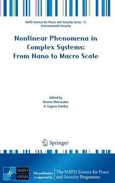 portada Nonlinear Phenomena in Complex Systems: From Nano to Macro Scale (en Inglés)