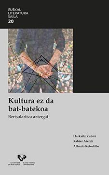 portada Kultura ez da Bat-Batekoa (en Euskera)