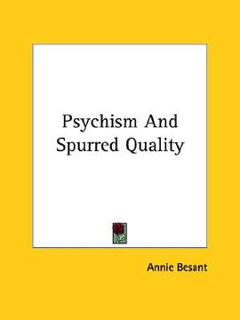 portada psychism and spurred quality (in English)