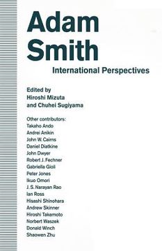portada Adam Smith: International Perspectives (en Inglés)
