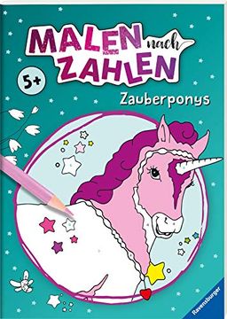 portada Malen Nach Zahlen ab 5: Zauberponys (en Alemán)