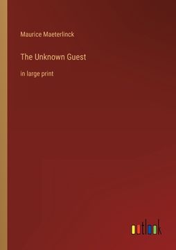 portada The Unknown Guest: in large print (en Inglés)