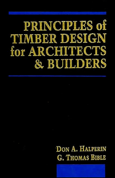 portada principles of timber design for architects and builders (en Inglés)