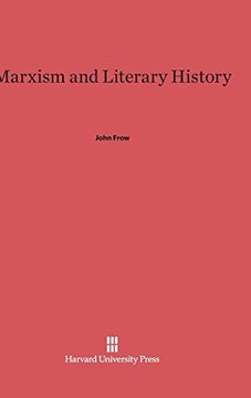 portada Marxism and Literary History (en Inglés)