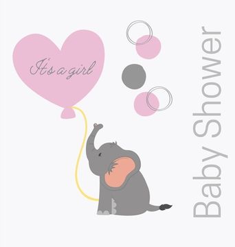 portada Welcome baby girl, baby shower guest book (Hardcover): comments book, baby shower party decor, baby naming day guest book, advice for parents sign in (en Inglés)