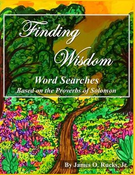 portada Finding Wisdom Word Search - Large Print (en Inglés)