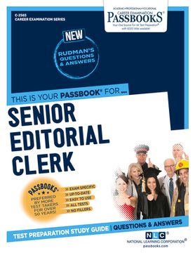 portada Senior Editorial Clerk (C-2565): Passbooks Study Guide Volume 2565 (en Inglés)