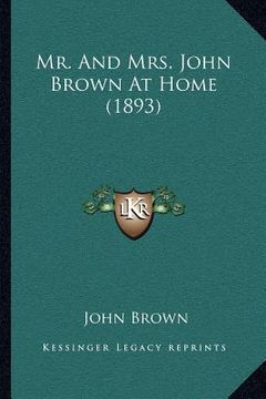 portada mr. and mrs. john brown at home (1893) (en Inglés)