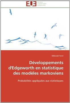 portada Developpements D'Edgeworth En Statistique Des Modeles Markoviens