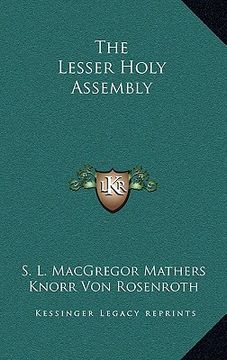 portada the lesser holy assembly (en Inglés)