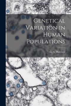 portada Genetical Variation in Human Populations (en Inglés)