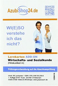 portada Lernkarten Wirtschafts- und Sozialkunde Fleischer/-In Prüfungsvorbereitung (en Alemán)