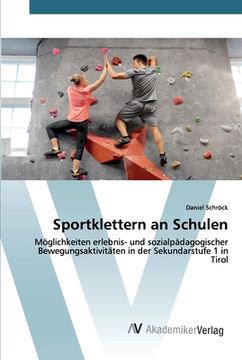 portada Sportklettern an Schulen (en Alemán)