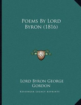 portada poems by lord byron (1816) (in English)