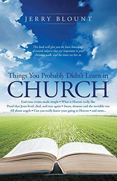 portada Things you Probably Didn't Learn in Church (en Inglés)