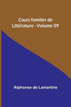 portada Cours familier de Littérature - Volume 09