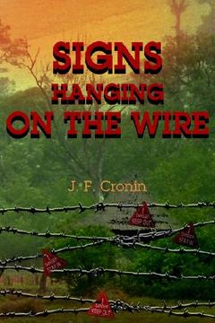portada signs hanging on the wire (en Inglés)