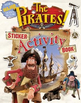 portada the pirates! band of misfits sticker activity book (en Inglés)