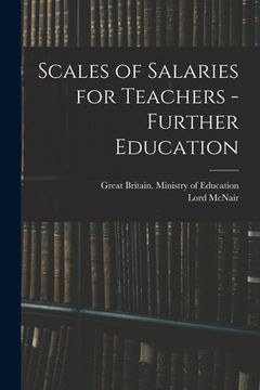 portada Scales of Salaries for Teachers - Further Education (in English)