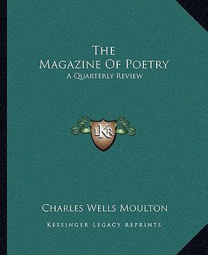 portada the magazine of poetry: a quarterly review (in English)