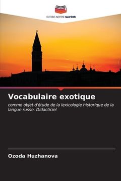 portada Vocabulaire exotique (en Francés)