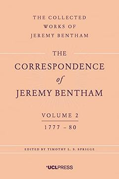 portada The Correspondence of Jeremy Bentham, Volume 2: 1777 to 1780 (in English)