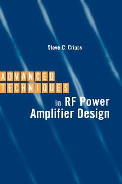 portada advanced techniques in rf power amplifier design (en Inglés)