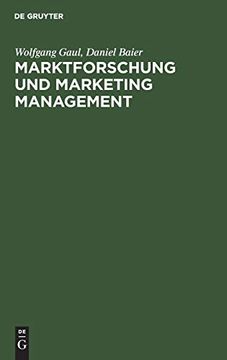 portada Marktforschung und Marketing Management (en Alemán)