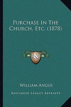 portada purchase in the church, etc. (1878)