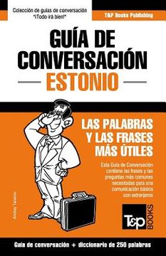 portada Guía de Conversación Español-Estonio y mini diccionario de 250 palabras