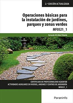 portada Operaciones Básicas Para la Instalación de Jardines, Parques y Zonas Verdes (in Spanish)