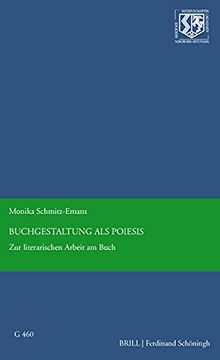 portada Buchgestaltung ALS Poiesis: Materialitäten Und Semantiken Des Buchs Bei Anne Carson Und Judith Schalansky (en Alemán)