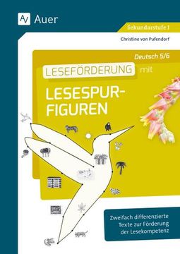 portada Leseförderung mit Lesespurfiguren Deutsch 5-6 (in German)